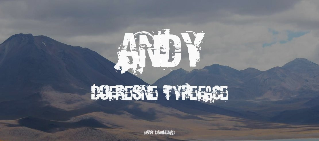 Andy Dufresne Font