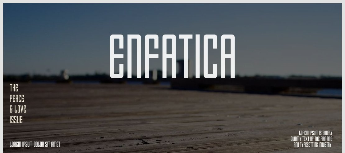 Enfatica Font Family