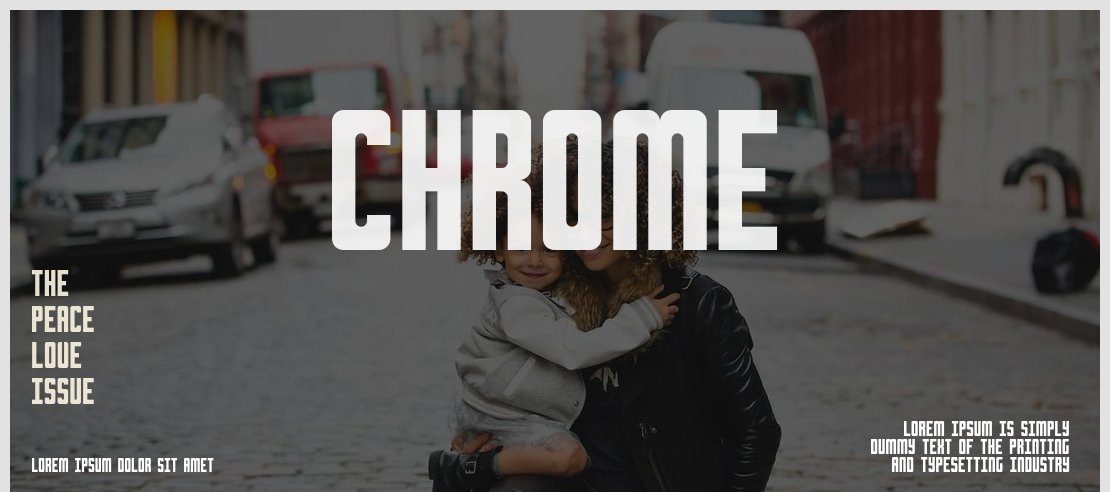 Chrome Font