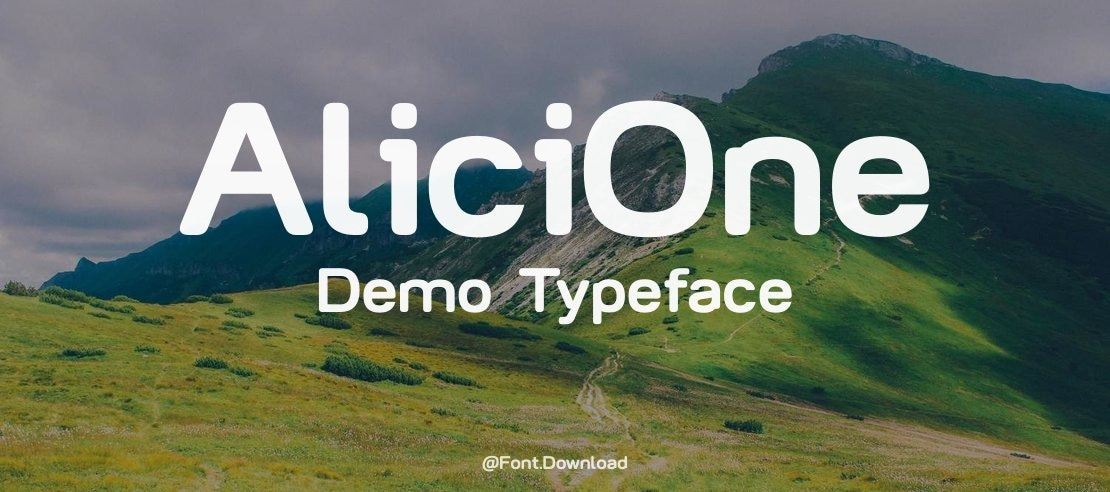 AliciOne Demo Font