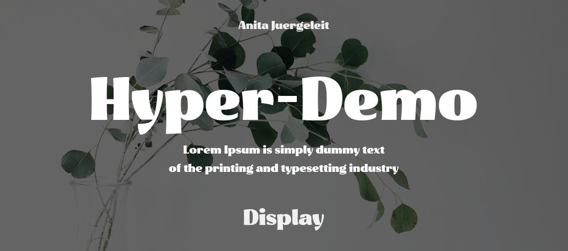 Hyper-Demo Font