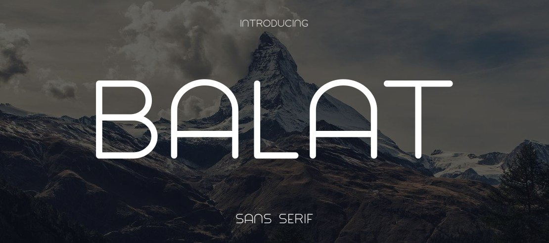 Balat Font Family