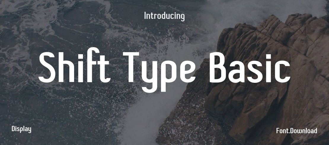 Shift Type Basic Font