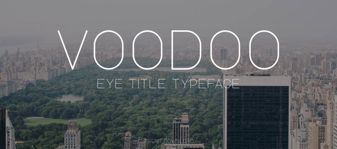 Voodoo Eye Title Font