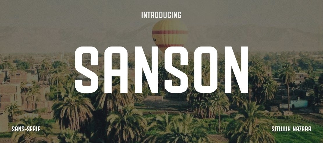 SANSON Font