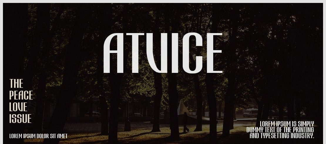 Atvice Font