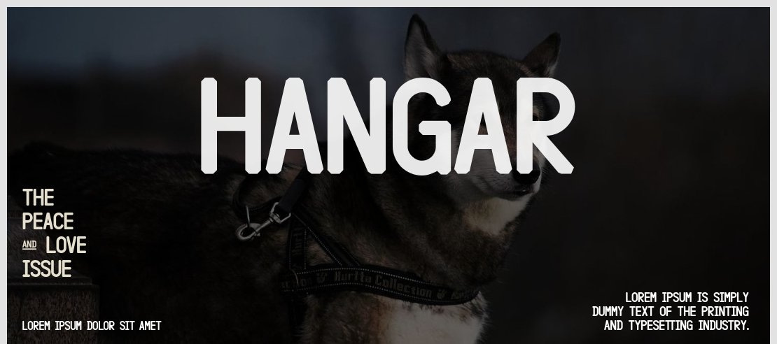 Hangar Font Family