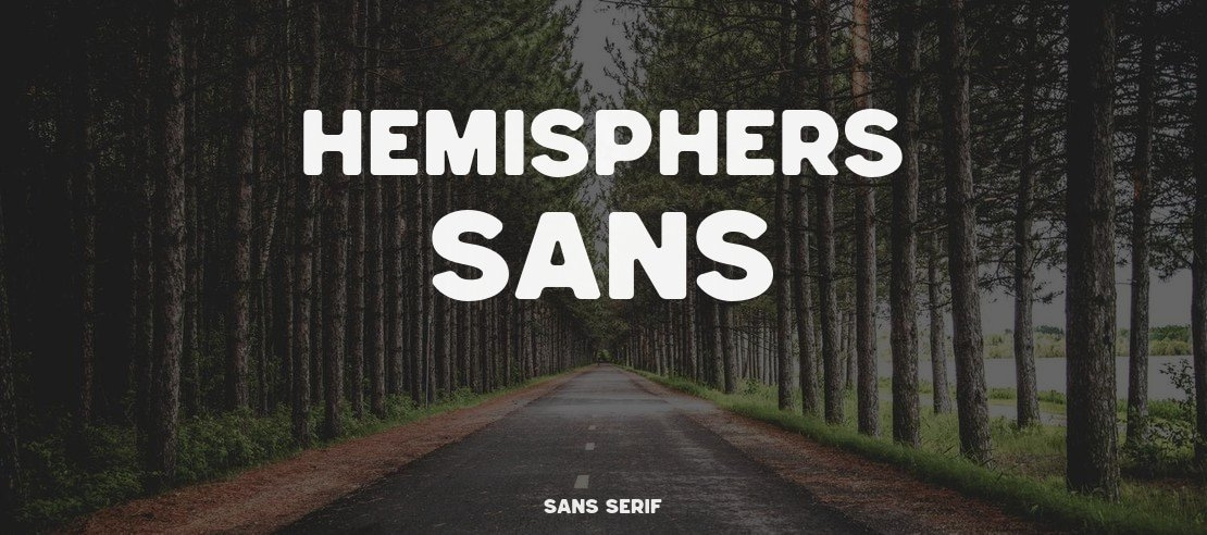 Hemisphers  Sans Font