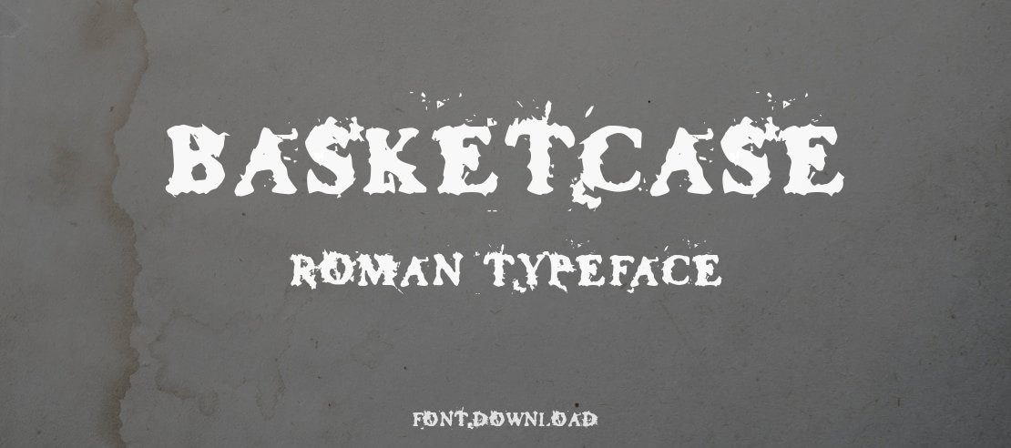 Basketcase Roman Font