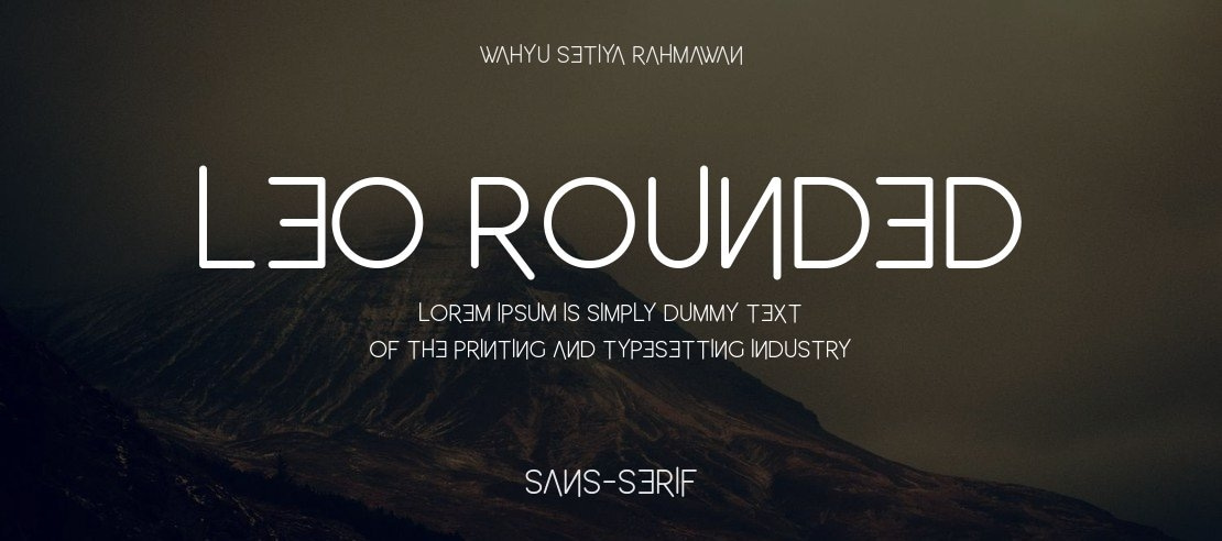 Leo Rounded Font Family