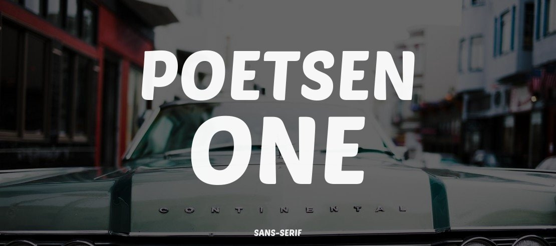Poetsen One Font