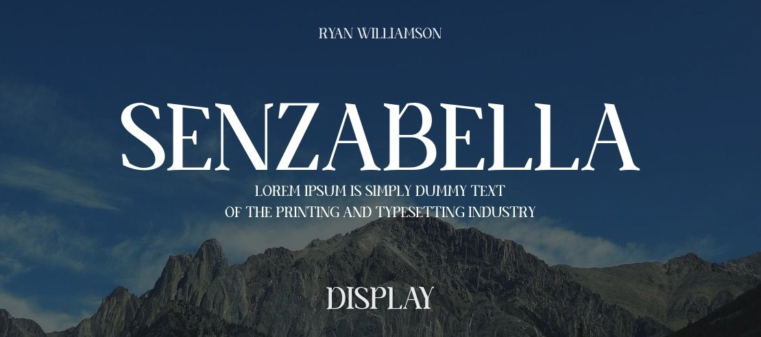 SenzaBella Font Family