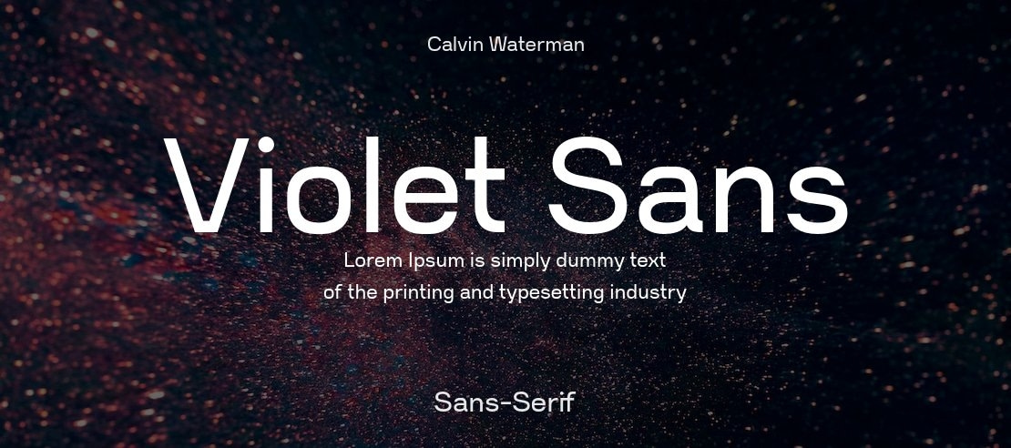 Violet Sans Font