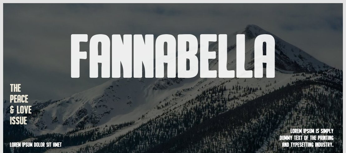 Fannabella Font