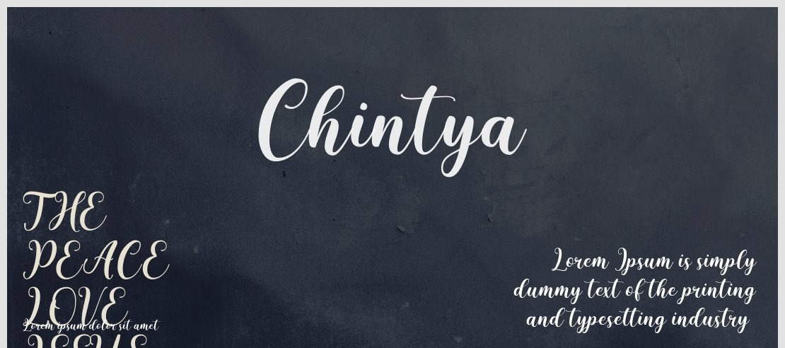Chintya Font