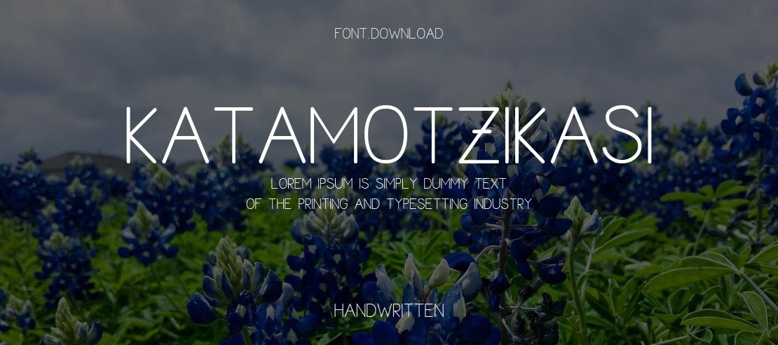 KatamotzIkasi Font