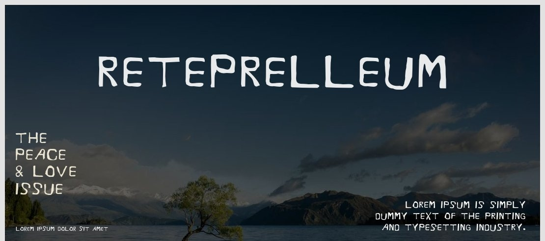 RetepRelleum Font