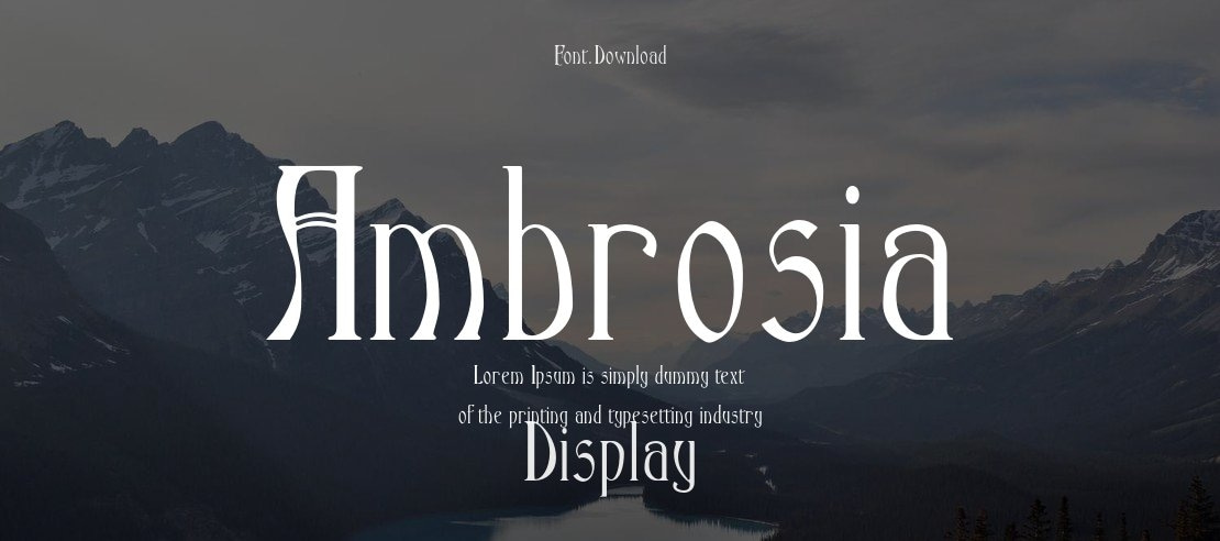 Ambrosia Font