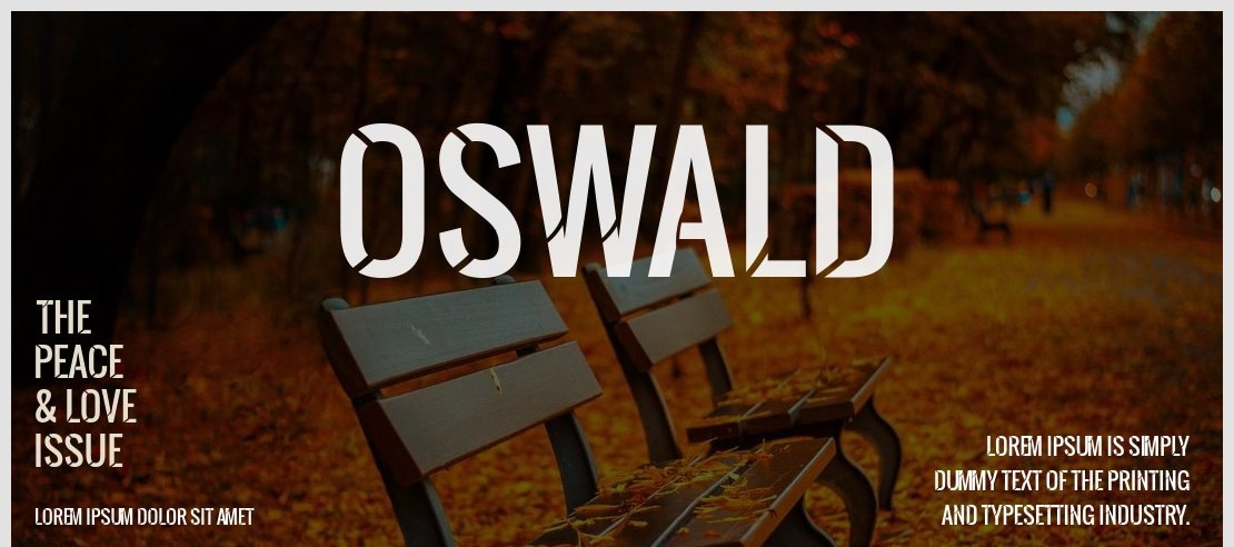 Oswald Font
