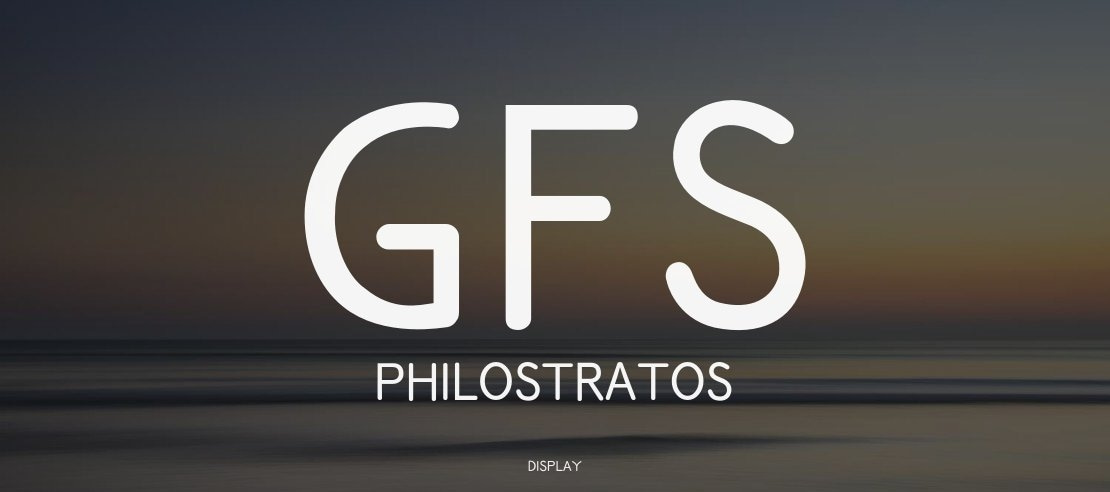 GFS Philostratos Font