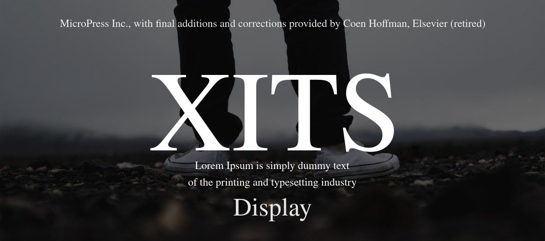 XITS Font Family