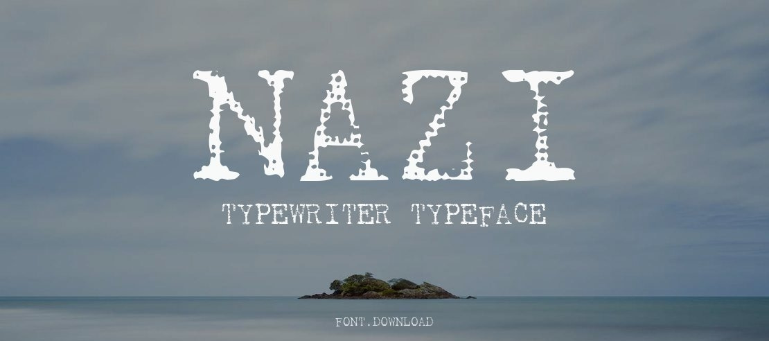 Nazi Typewriter Font