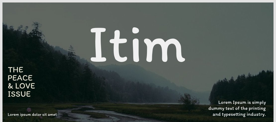 Itim Font