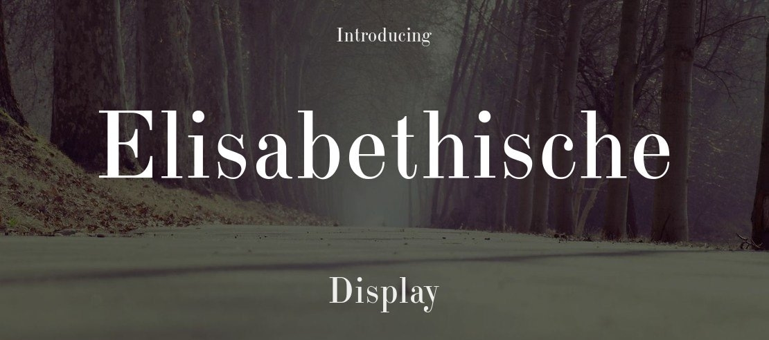 Elisabethische Font