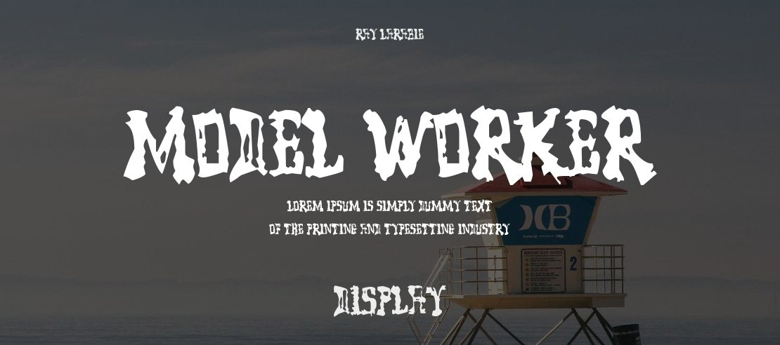 Model Worker Font
