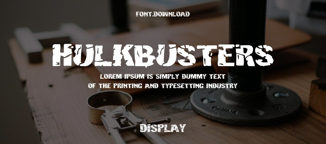 Hulkbusters Font Family