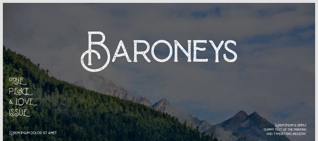 Baroneys Font