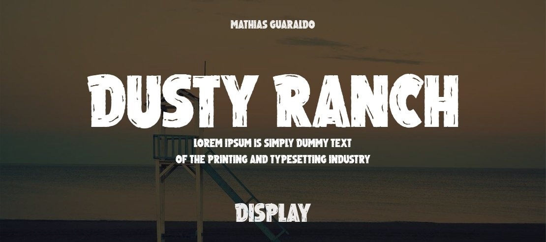 Dusty Ranch Font