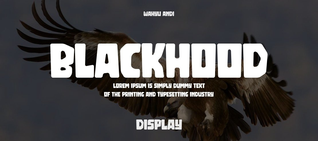 Blackhood Font