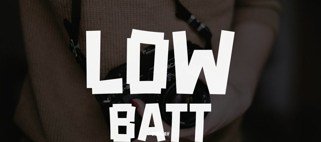 Low Batt Font