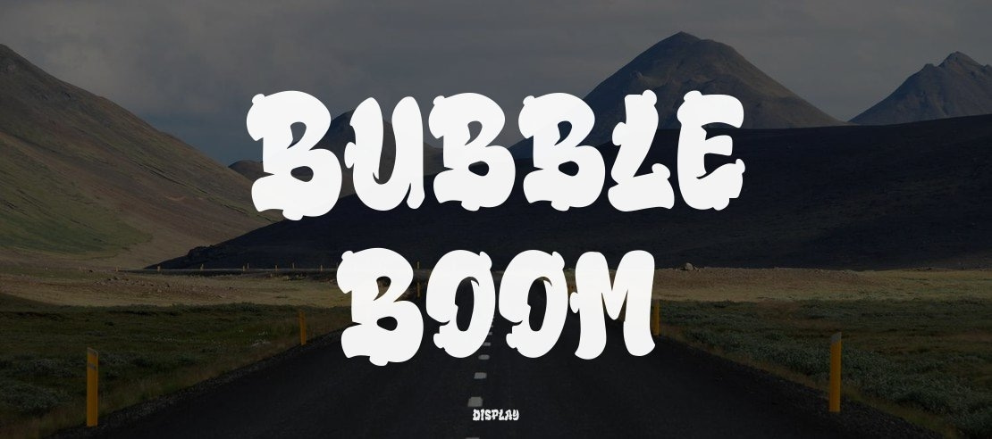 Bubble Boom Font