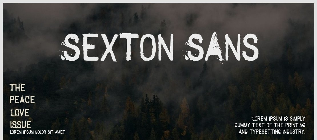 Sexton Sans Font