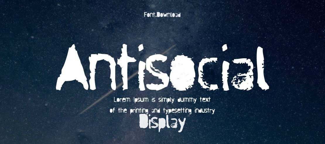 Antisocial Font