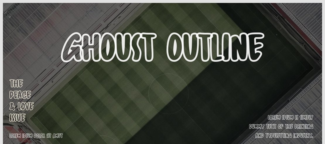 Ghoust Outline Font Family