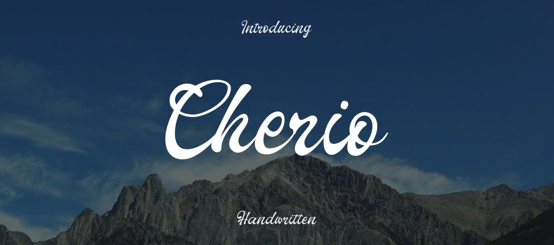 Cherio Font