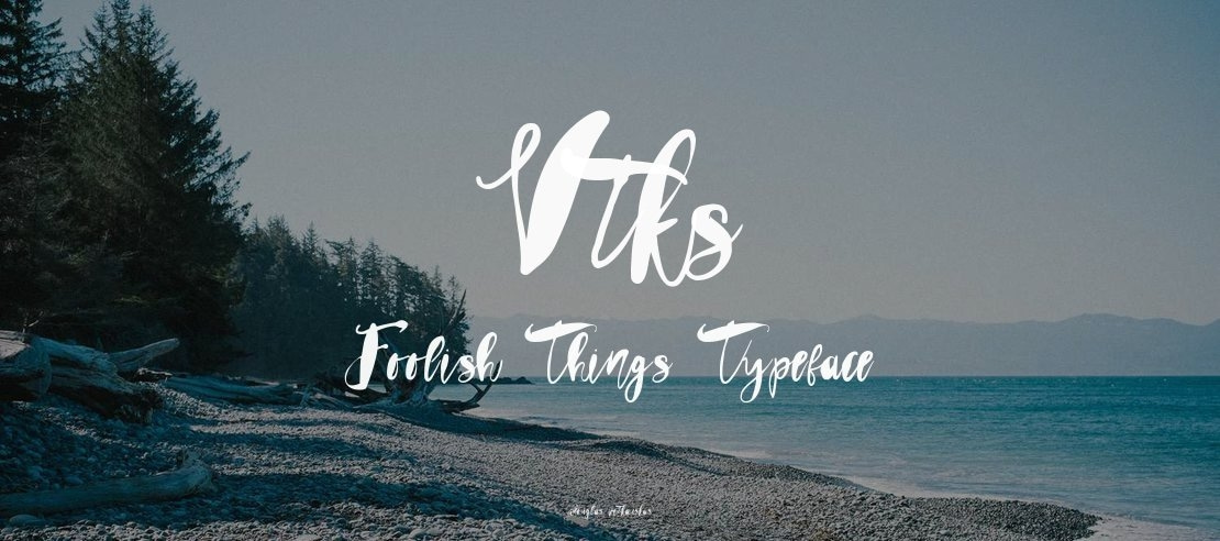 Vtks Foolish Things Font Family