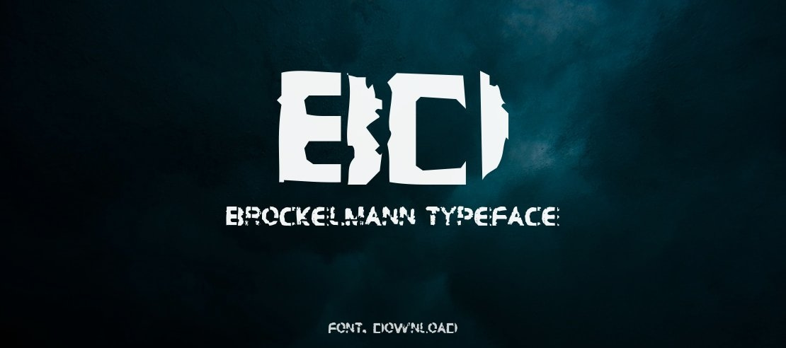 BD Brockelmann Font