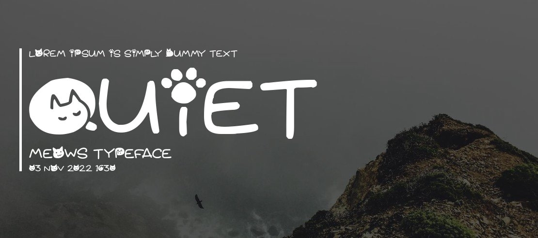 Quiet Meows Font