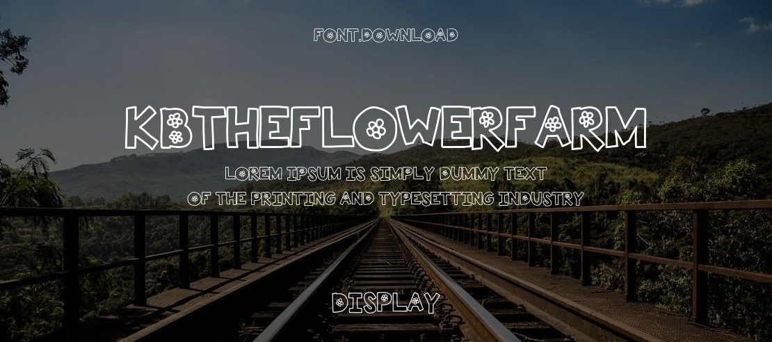 KBTheFlowerFarm Font