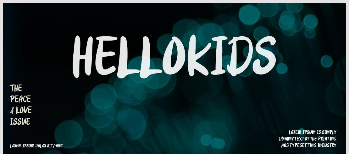 Hellokids Font