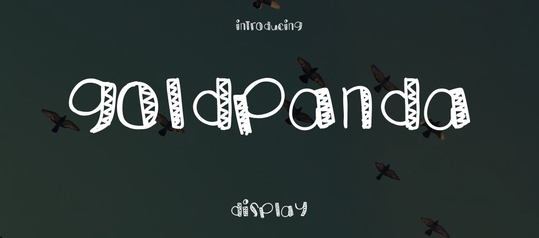 GoldPanda Font
