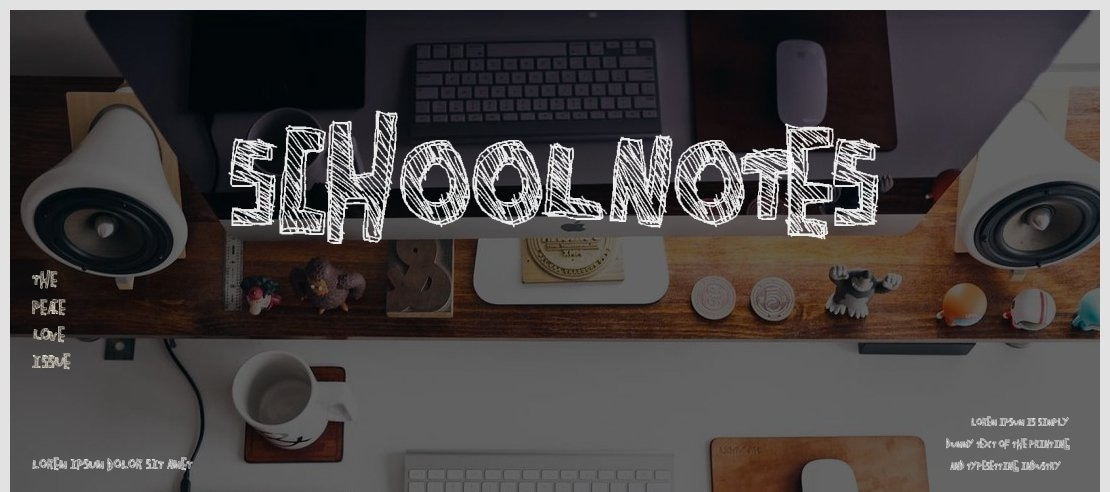 SchoolNotes Font