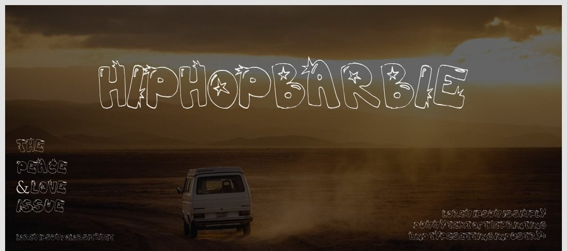 hiphopbarbie Font