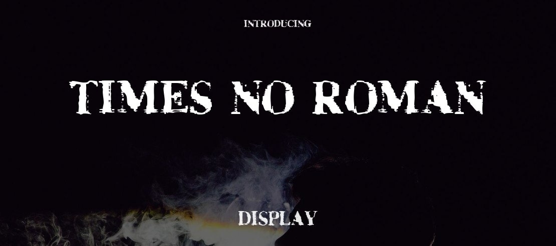 Times No Roman Font