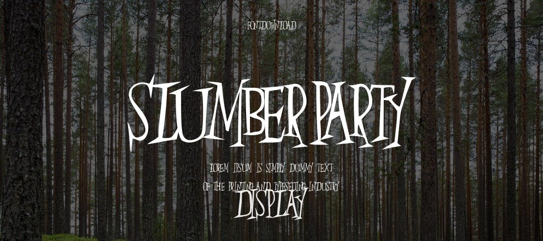 SlumberParty Font