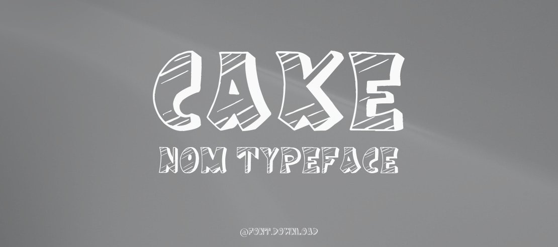 Cake Nom Font